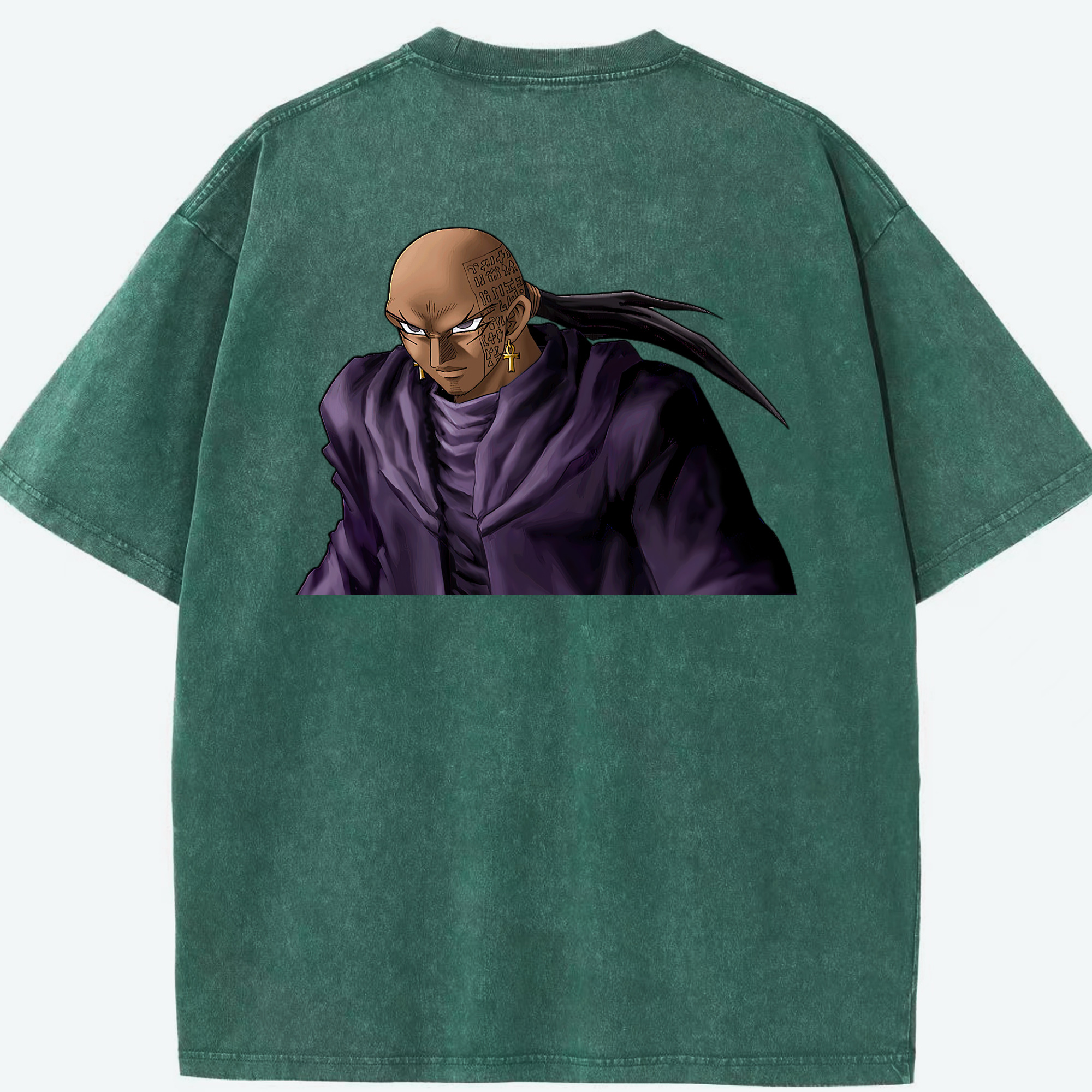 （画像用） 遊☆戯☆王 Yu-Gi-Oh! 綿100% ヴィンテージ風 半袖Tシャツ（背面プリント）